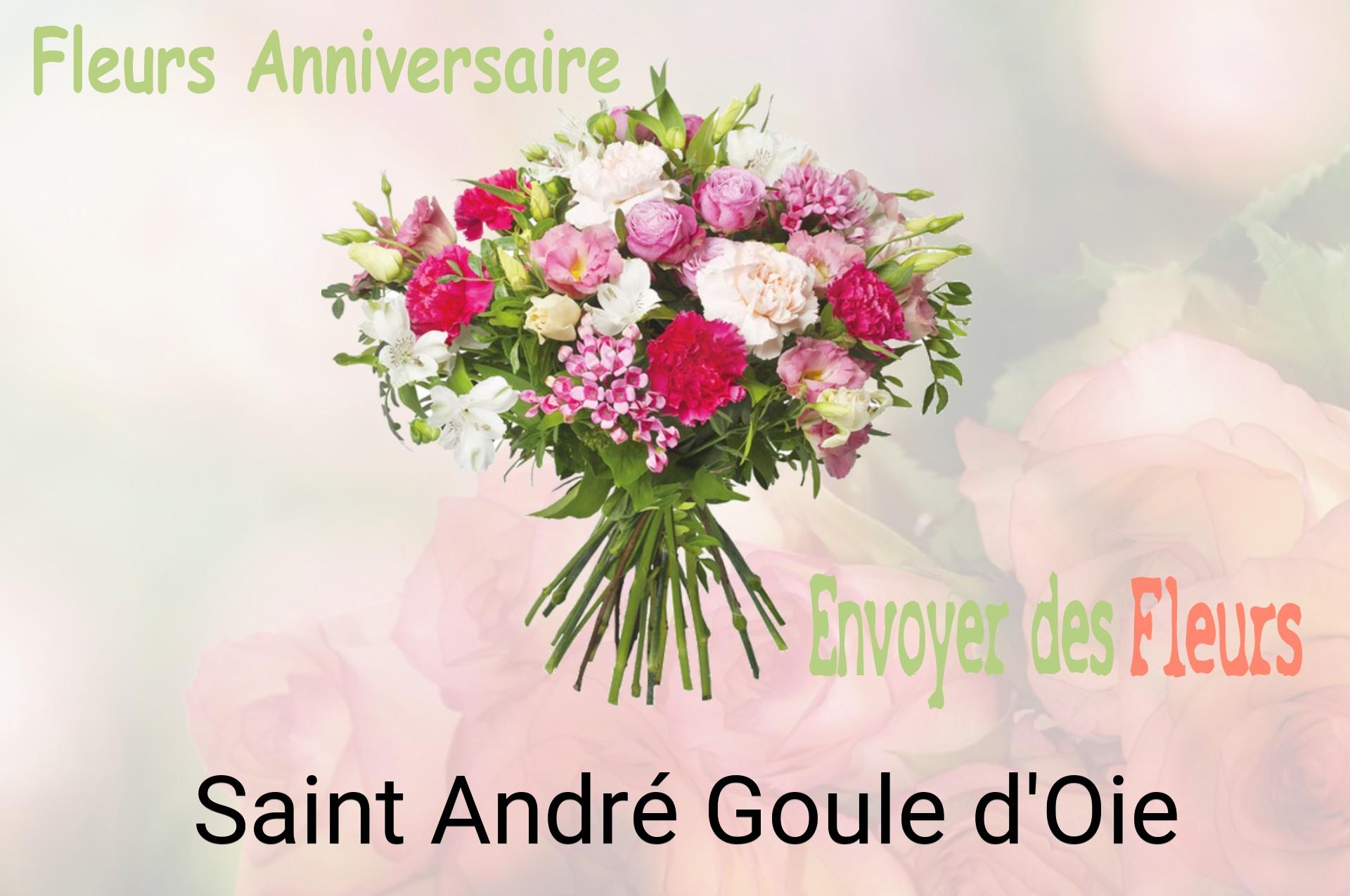 Bouquet de fleurs d’anniversaire livré à Saint-André-Goule-d'Oie