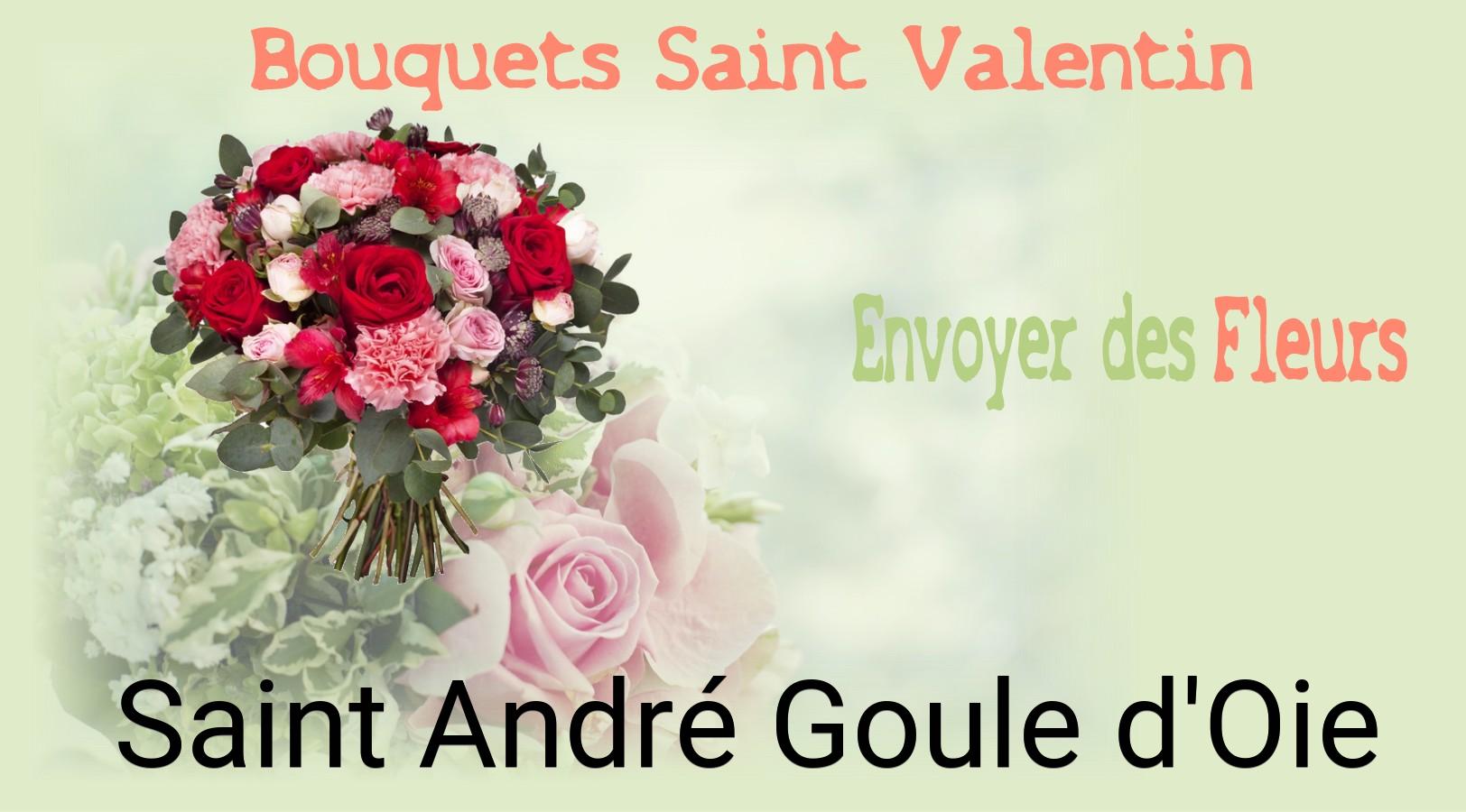 Roses de Saint-Valentin livrées à Saint-André-Goule-d'Oie